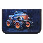 Пенал ПИФАГОР, 1 отделение, ламинированный картон, 19х11 см, "MONSTER TRUCK", 229147
