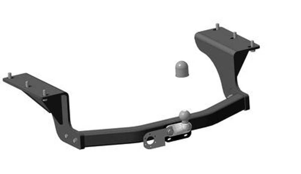 Фаркоп на Acura MDX 2014-2021, Honda Pilot 2016-2022 без выреза в бампере. Тип шара: F. Нагрузки: 2500/100 кг, масса фаркопа 30 кг (без электрики в комплекте) - 4380-F Oris