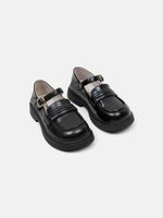 Туфли школьные для девочки "Черные" 7+