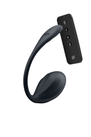 Виброяйцо Satisfyer Ribbed Petal – пульт ДУ и приложение (блистер)