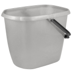 Ведро 13л пластиковое «Etna» прямоугольное (серый)