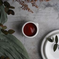 Соусник 50 мл Горшочек d 6,8 см круглый белый фарфор P.L. Proff Cuisine [6]