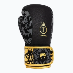 Боксёрские перчатки Venum x Ilia Topuria Unmatched Boxing black/gold