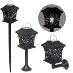 Фонарь садовый «Вечер» 12*12*13,5 см (h=60 см) на солнечной батарее (универсальный), Теплый белый