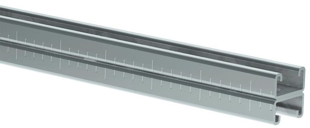 Профиль STRUT двойной перфорированный 41х21 L1800 1.5мм HDZ IEK CLM50D-PSD-41-21-18-1-HDZ Профиль STRUT двойной перфорированный 41х21 L1800 1.5мм HDZ IEK CLM50D-PSD-41-21-18-1-HDZ