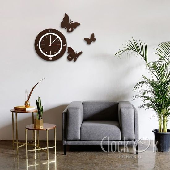 Настенные часы Вальс Бабочек