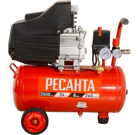 Компрессор поршневой Ресанта КП-24/260М 74/7/3