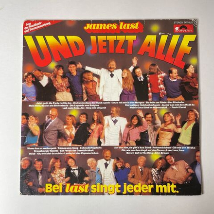 Винтажная виниловая пластинка LP James Last Джеймс Ласт Und Jetzt Alle (Germany 1978)