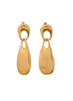 Серьги Dansk Copenhagen, Courage Waterproof, овальные, в форме капли, DNSK26.1-3W2507009 (золотистый