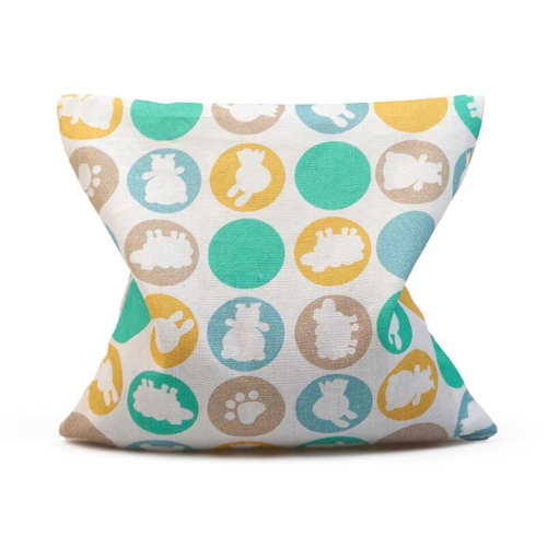 Подушка из органических виноградных косточек "Зеленый дятел"