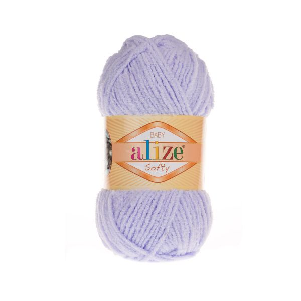 Пряжа Alize (Ализе) Softy / уп.5 мот. по 50 г, 115м, 146 нежная сирень A