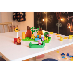 BIG Bloxx Peppa Pig — походный набор из кирпичей + 2 фигурки Пеппы и Сьюзи 57143 / артикул   57143  / GTIN 4004943571432