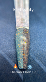IceBeauty Гель-лак Thermo Flash 03, 8 мл