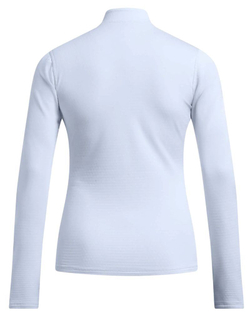Женская теннисная футболкаUnder Armour Vanish 1/2 Zip Long Sleeve - Blue