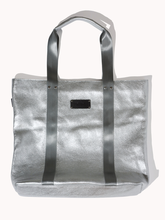 Кожаная сумка шоппер