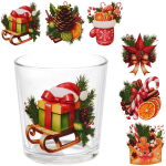 Стакан 250мл «Зимняя фантазия» 6 видов
