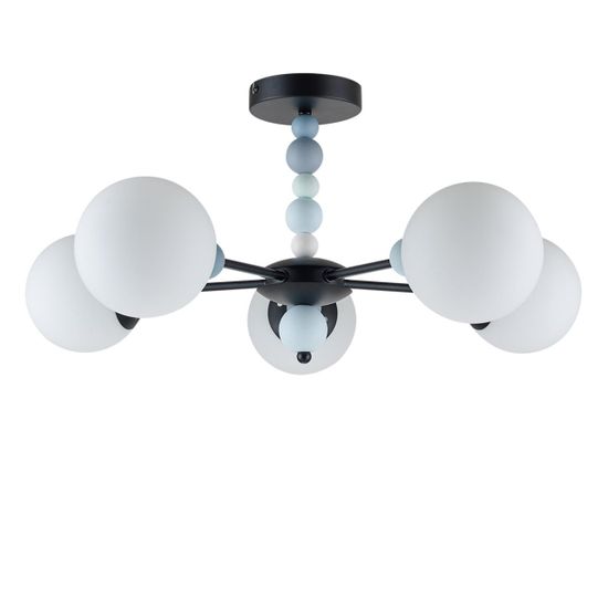 6526/5C MODERNI LN26 360 чёрный Люстра потолочная E14 5*40W 220V SUNDAY