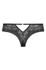 Трусики-стринги Desire из кружевного полотна (Размер: L) (Цвет: черный)