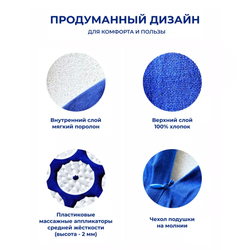 Аппликатор Кузнецова - массажная подушка
