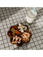 Деревянная менажница "Клевер" из кедра