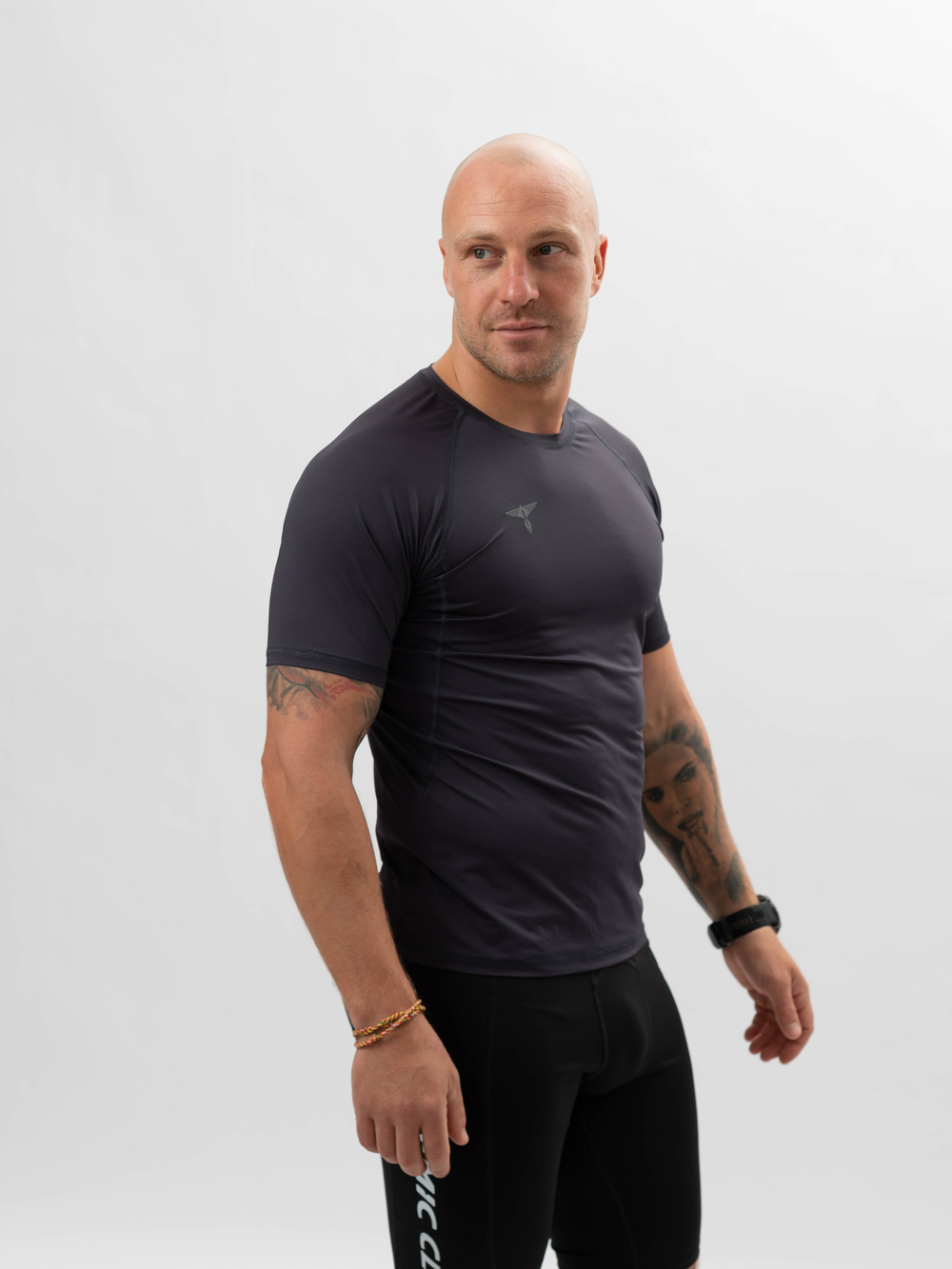 Спортивная футболка DRI FIT реглан TOTEMIC CLO графит