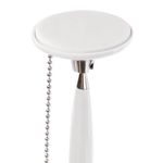 Ручка шариковая настольная BRAUBERG "Стенд-Пен Уайт1", СИНЯЯ, цепочка, корпус белый, линия письма 0,5 мм, 141044