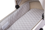 Детская коляска Peppy Monaco GP 3 в 1 с автокреслом Rise Beige рама беж