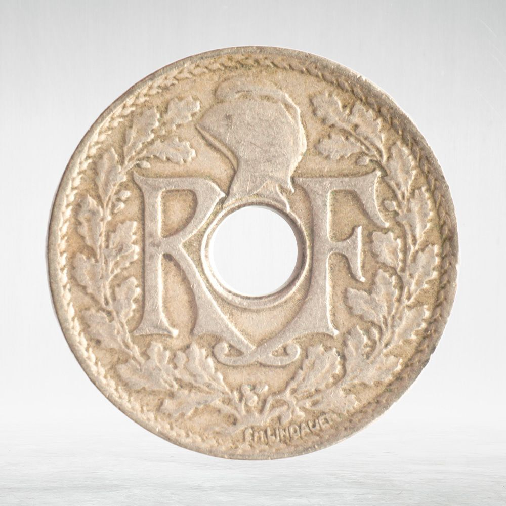 France, 25 Centimes 1924 - Edmond-Émile Lindauer, XF