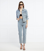 джинсовая куртка Twinset Actitude - голубой(221AT2581)