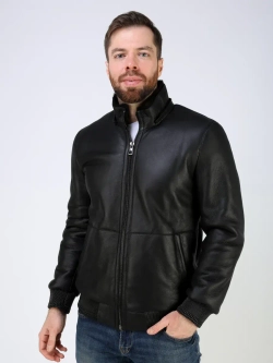 Дубленка зимняя натуральная с капюшоном