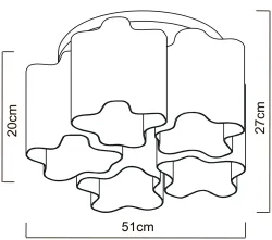 Потолочная люстра Arte Lamp