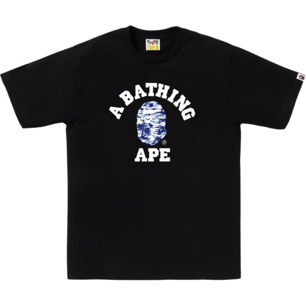 A Bathing Ape Bathing Ape Logo Printed Футболка черный синий