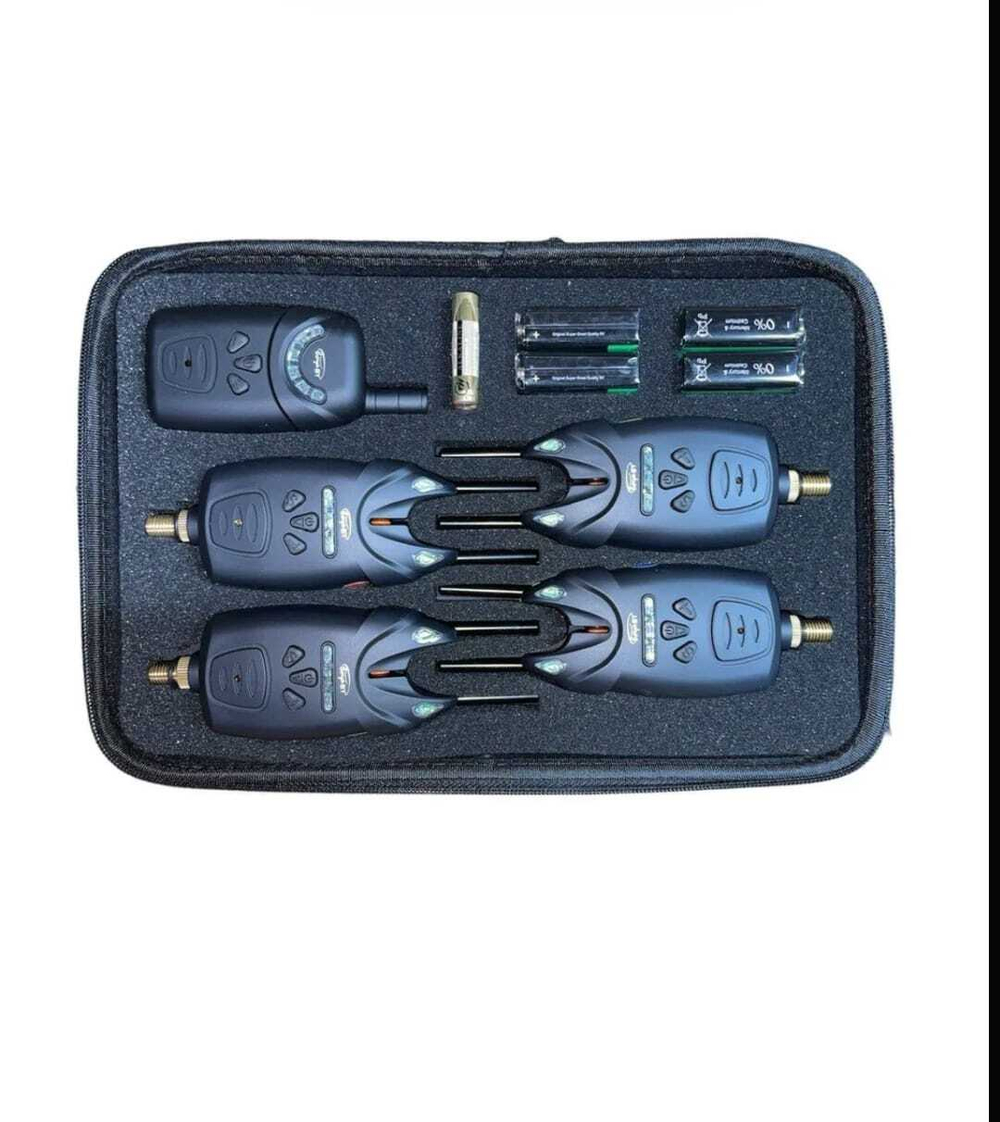 НАБОР ЭЛЕКТРОННЫХ СИГНАЛИЗАТОРОВ КЛЕВА JY-7(4+1)