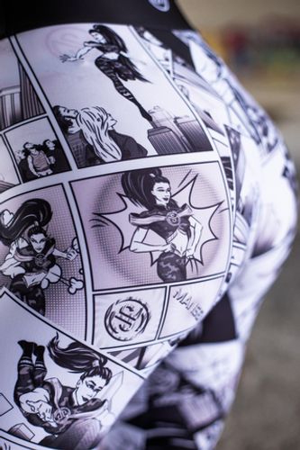 Leggings White and Black Comics