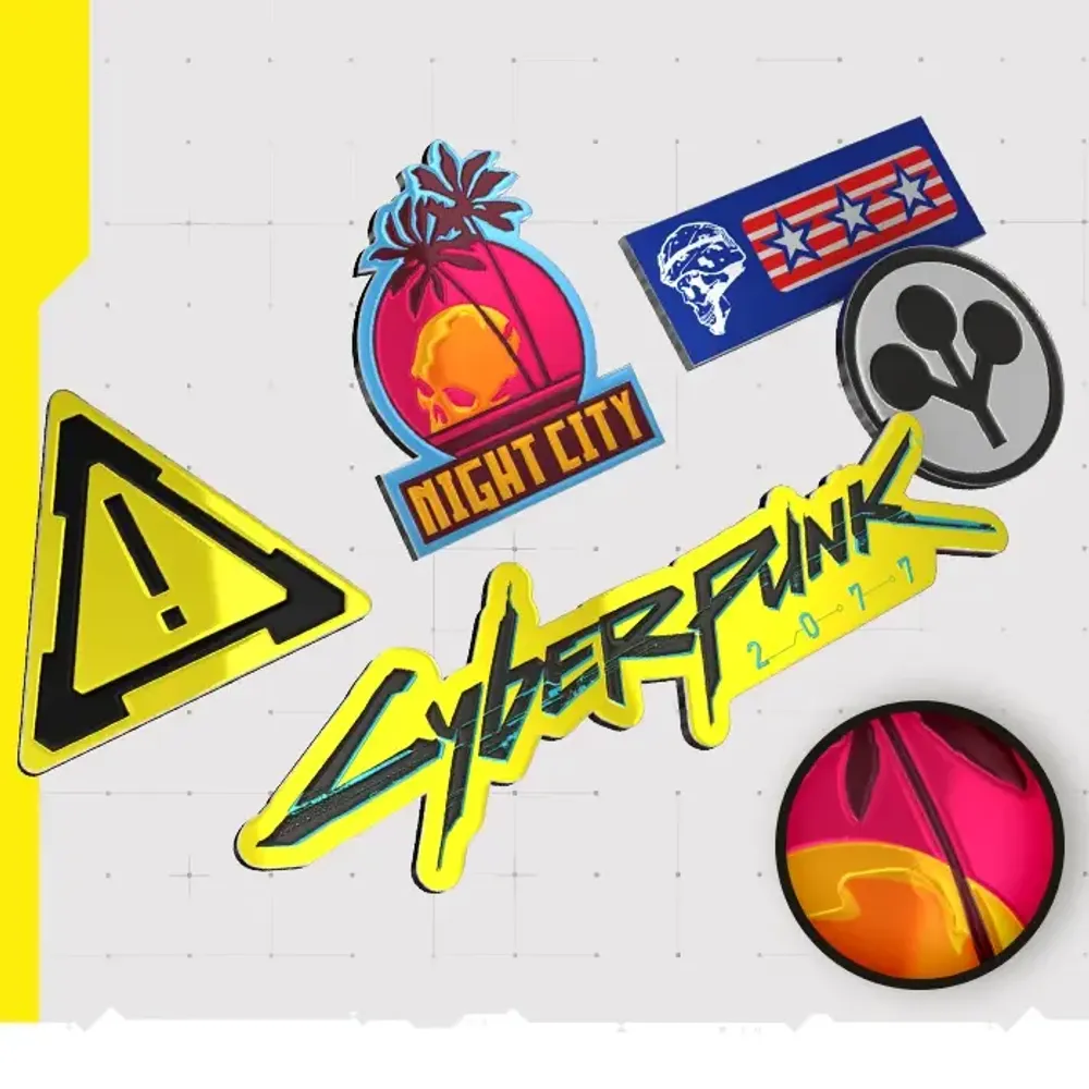 [Предзаказ] Cyberpunk 2077 Pin Set