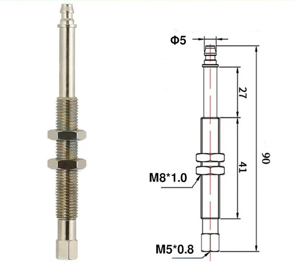 M8-l90 (pointed head) can rotate