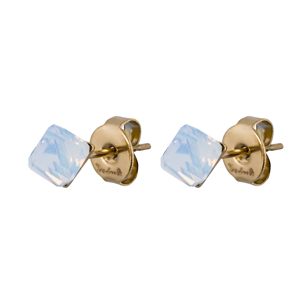Серьги пусеты Fiore Luna White SWE2127/1 W G