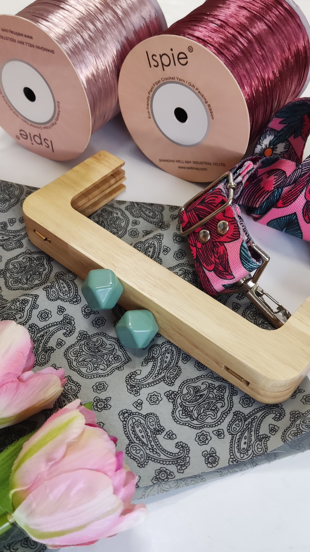 Фермуар деревянный Бежевый