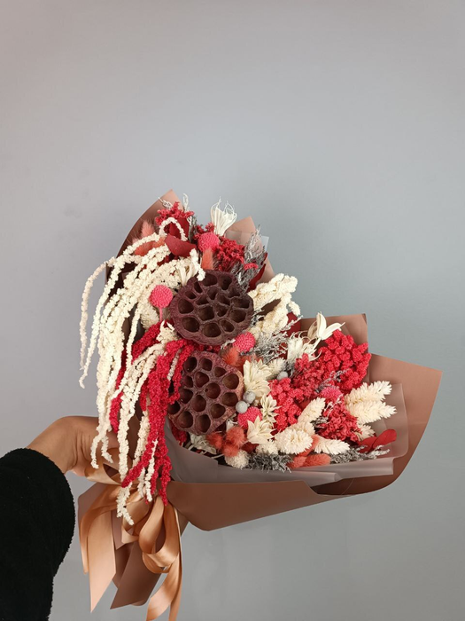 Букет из сухоцветов &quot;Алые паруса&quot;