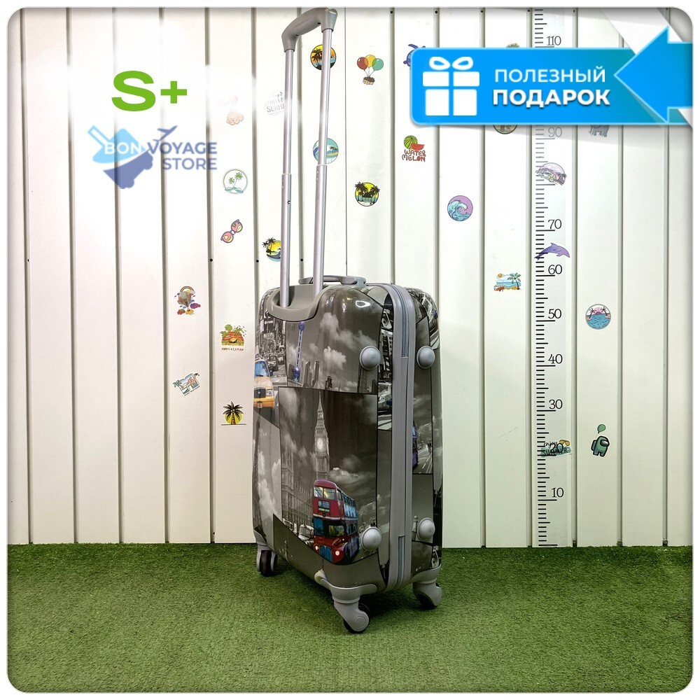 Маленький чемодан из поликарбоната, Нью Йорк, S+