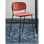 Стул барный eirill, велюр, кирпичный