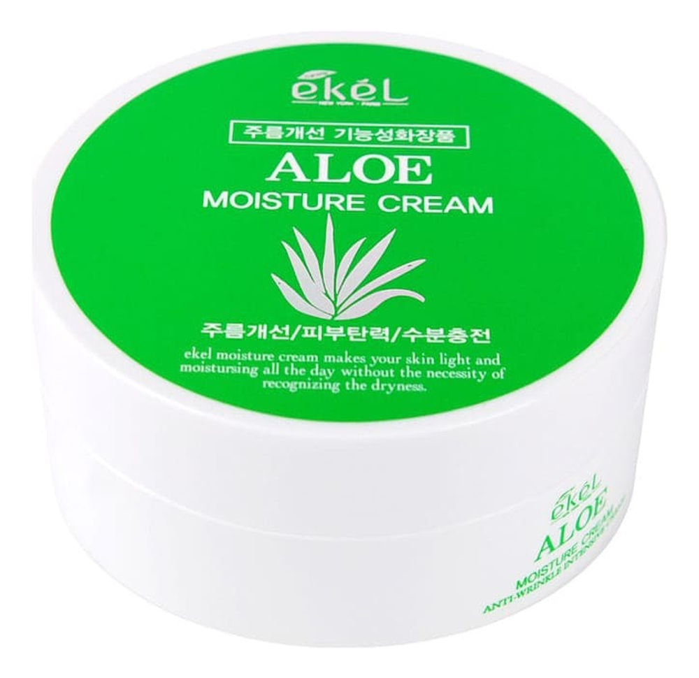 Крем для лица Ekel Aloe Moisture Cream увлажняющий с экстрактом алоэ вера 100 г