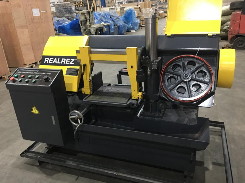 Станок ленточнопильный полуавтоматический REALREZ GB4232