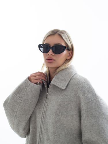 Шерстяная куртка на молнии в цвете капучино