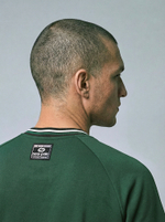 Бомбер с коротким рукавом от New Pole, зеленого цвета