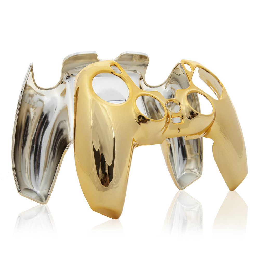 Чехол КАРТОФАН для Sony PlayStation 5 оптом (арт. KF-PS5-GALVANO-GOLD)