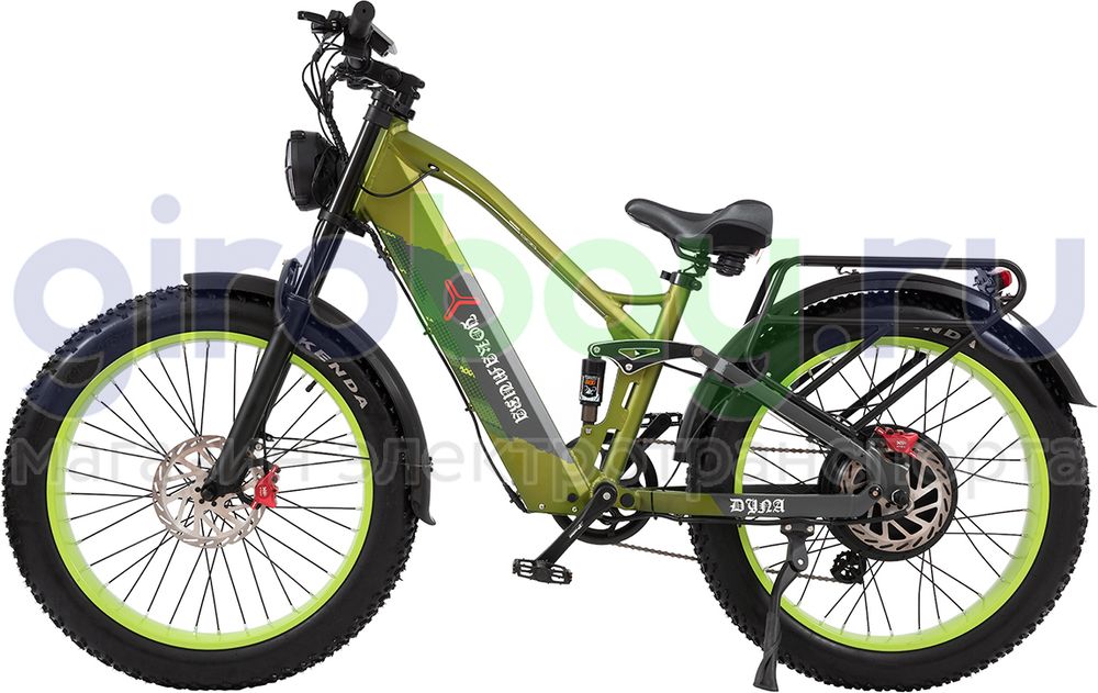 Электровелосипед Yokamura Dyna 2500W (52V/30Ah) - Military Green фото №5