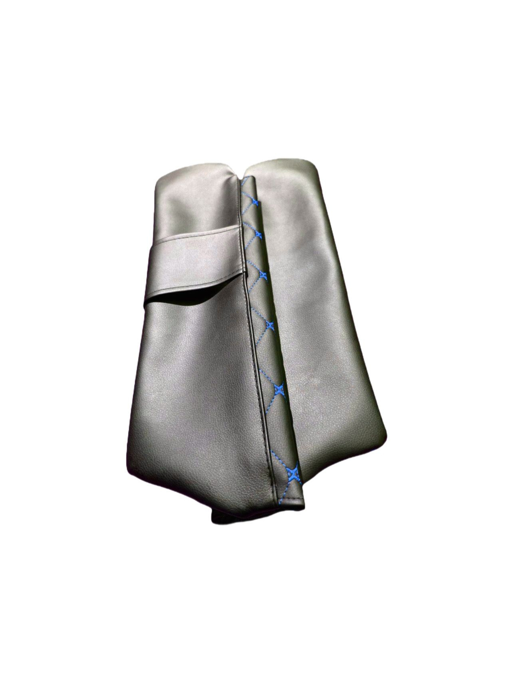 Чехлы на козырьки Нива (синяя нить Бабочка)