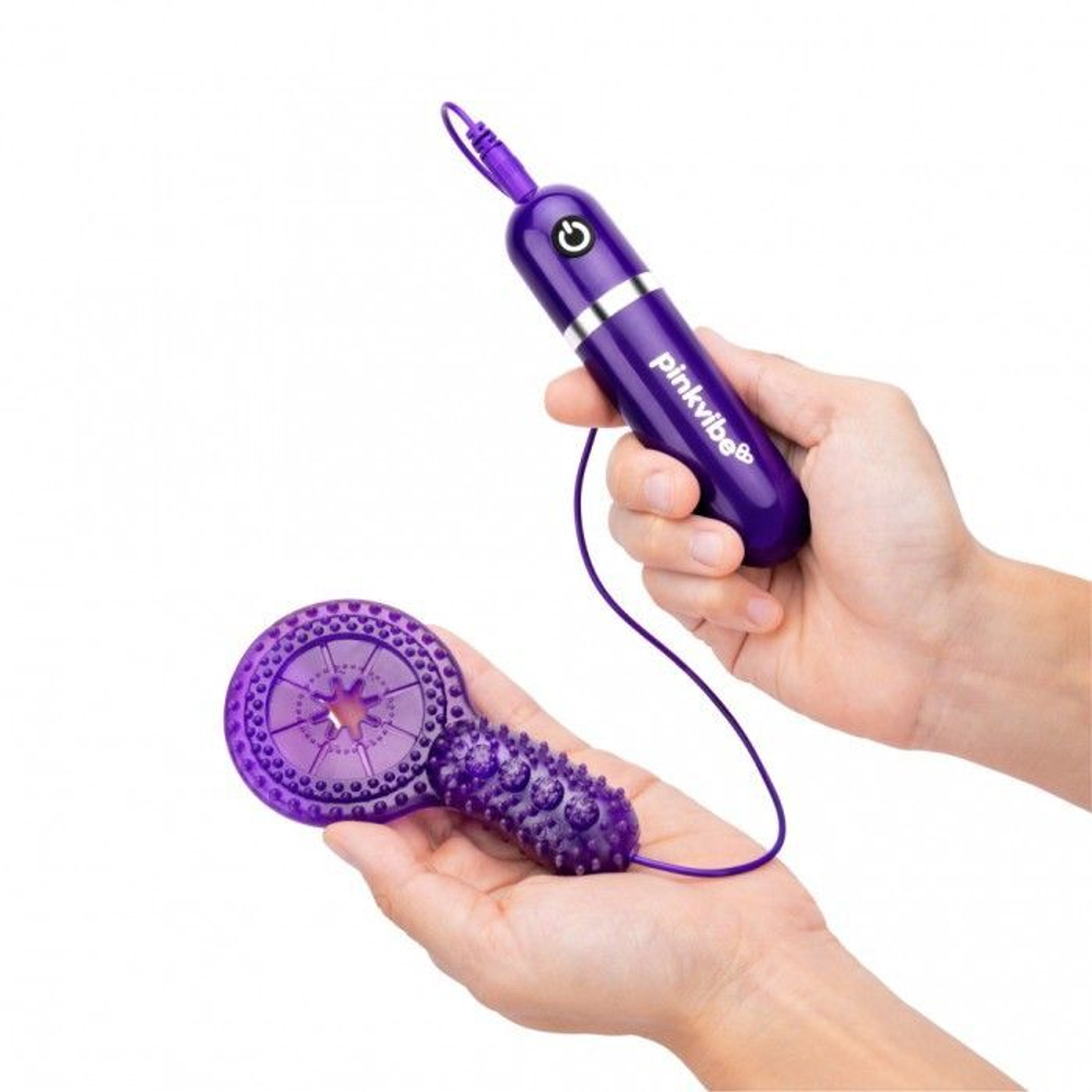 Эрекционные кольца Pink Vibe – набор из 2 с вибрацией