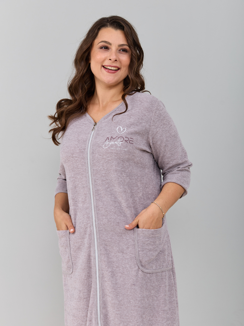 Халат Хм-562/бежевый-п